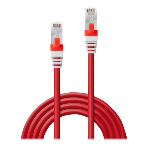 LINDY S/FTP Cat.6A Cable Red 30m LSOH incl. Testprotocol