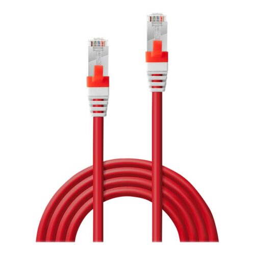 LINDY S/FTP Cat.6A Cable Red 5m LSOH incl. Testprotocol