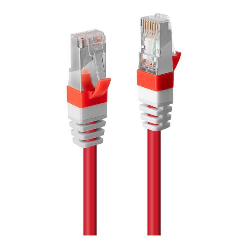 LINDY S/FTP Cat.6A Cable rot 1m LSOH incl. Testprotocol