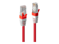 LINDY S/FTP Cat.6A Cable rot 1m LSOH incl. Testprotocol