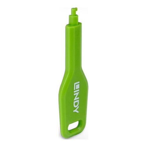 LINDY SFP Port Blocker key Green
