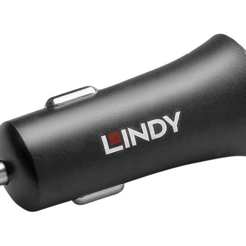 LINDY Single Port USB Type C Car Charger
