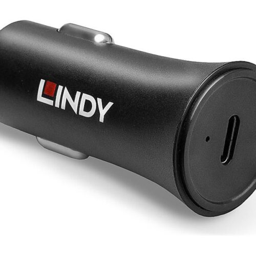 LINDY Single Port USB Type C Car Charger