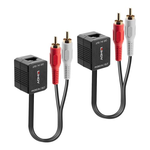 LINDY Stereo Audio Extender Cat.5/6 100m