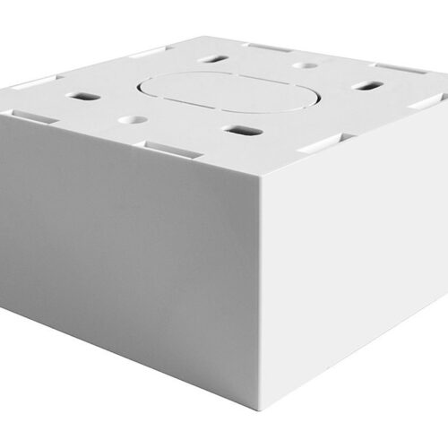 LINDY Surface wall box single UK 86x86x47 white