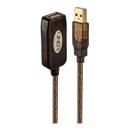 LINDY USB 2.0 Active Extension 20m 480 Mbit/s USB Bus Powered