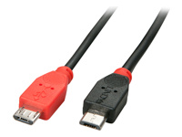 LINDY USB 2.0 Cable Type Micro-B/Micro-B OTG 1m Micro-B plug to Micro-B plug