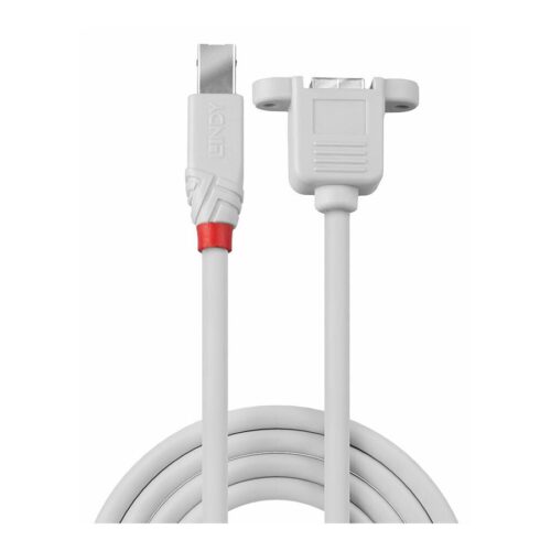 LINDY USB 2.0 extension BM/BF 0.5m TypeB plug an TypeB coupling