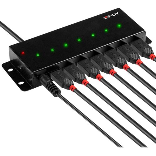 LINDY USB 2.0 Metall Hub 7 Port