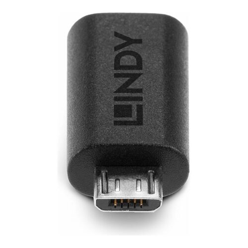 LINDY USB 2.0 Type C to Micro-B Adapter USB Type C Female to Micro-B Male