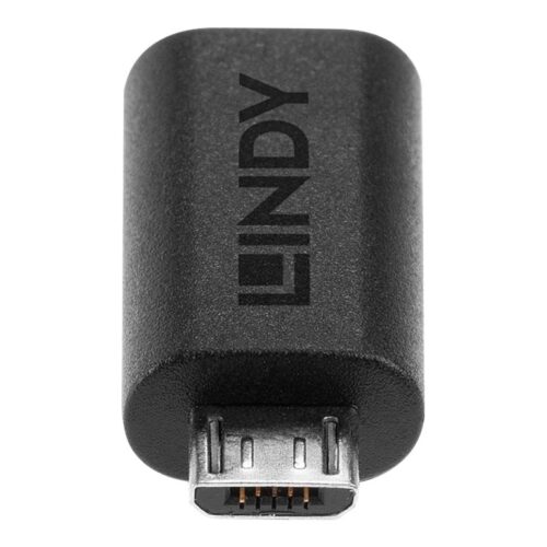 LINDY USB 2.0 Type C to Micro-B Adapter USB Type C Female to Micro-B Male