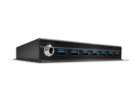 LINDY USB 3.0 Industrial 7 Port Hub Metal