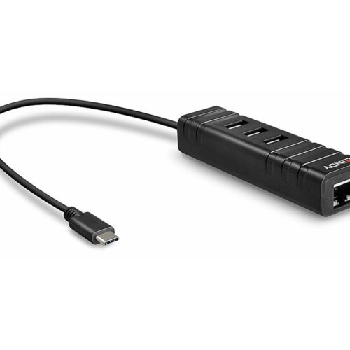 LINDY USB 3.1 Hub and Gigabit Ethernet Adapter USB 3.1 Gen 1 / USB 3.0 USB Type C