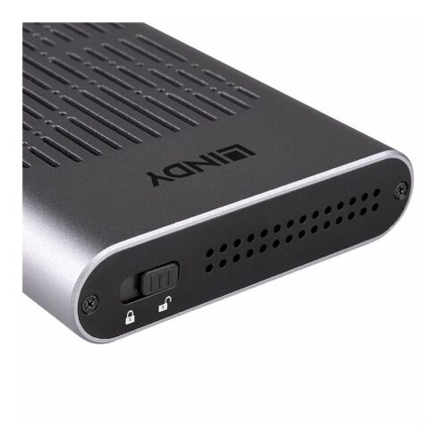 LINDY USB 3.2 Dual M.2 NVMe SSD Enclosure with Clone