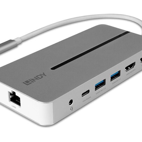 LINDY USB 3.2 Type C Mini Dock 2x HDMI 4K