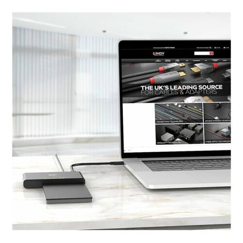 LINDY USB 3.2 Type C to M.2 NVMe &SATA SSD Clone Station