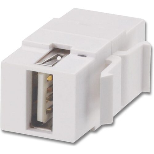 LINDY USB A/B Double Female keystone module for wall boxes