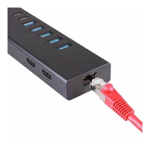 LINDY USB-C Laptop Mini Docking Station 2x 4K HDMI