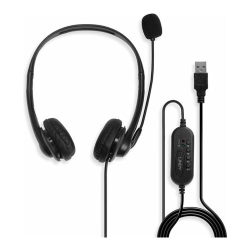 LINDY USB Stereo Headset with Microphone