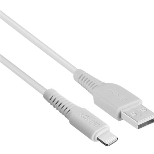 LINDY USB to Lightning Cable White 2m Apple MFi Licensed product