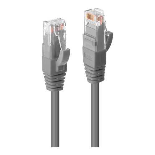 LINDY UTP Cat.6 Cable Grey 1.0m LSOH incl. Testprotocol