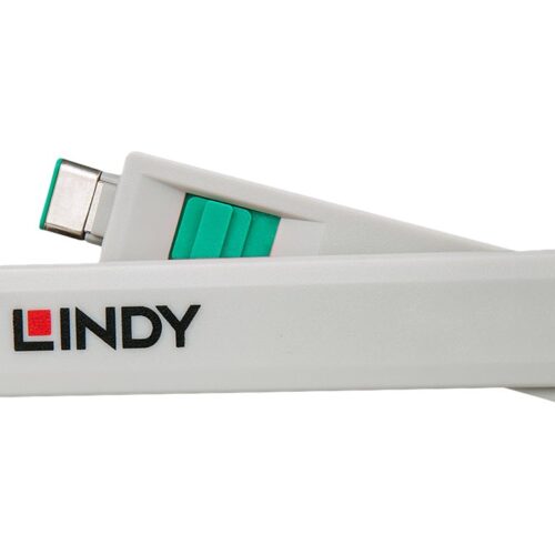 LINDY Verrou de port USB type C vert 4pcs