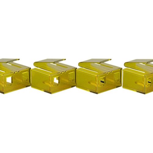 LINDY Verrous de ports RJ45 10 pièces avec clé jaune