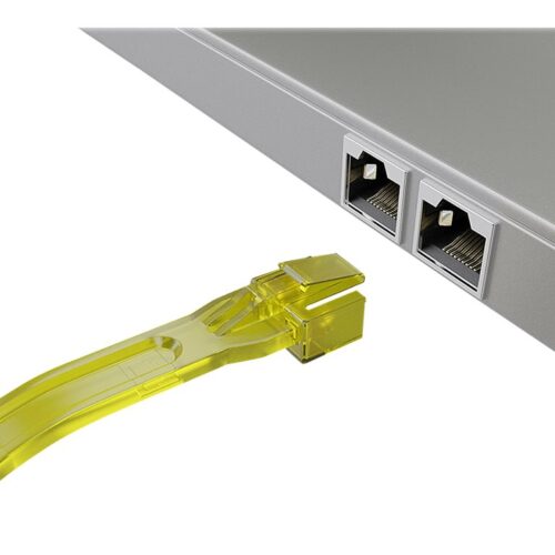 LINDY Verrous de ports RJ45 10 pièces avec clé jaune