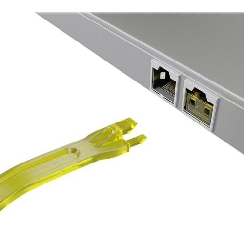 LINDY Verrous de ports RJ45 10 pièces avec clé jaune