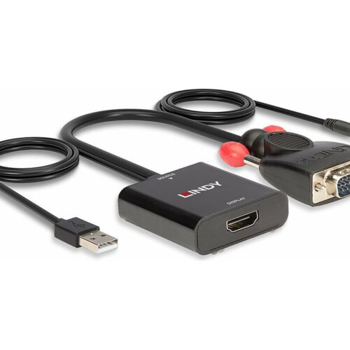 LINDY VGA & Audio to HDMI Converter