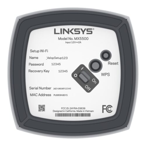 LINKSYS Atlas Pro 6 Whole-Home Mesh Wi-Fi 6 MX5501 AX5400 Dual Band 1PK