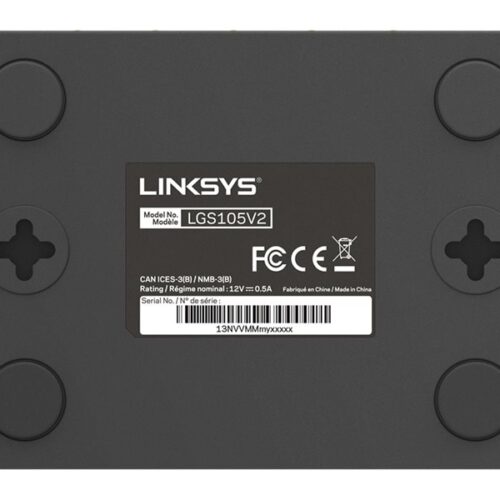 LINKSYS Switch 5 ports Gigabit – Boitier métal