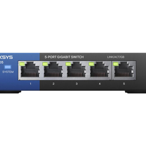 LINKSYS Switch 5 ports Gigabit – Boitier métal