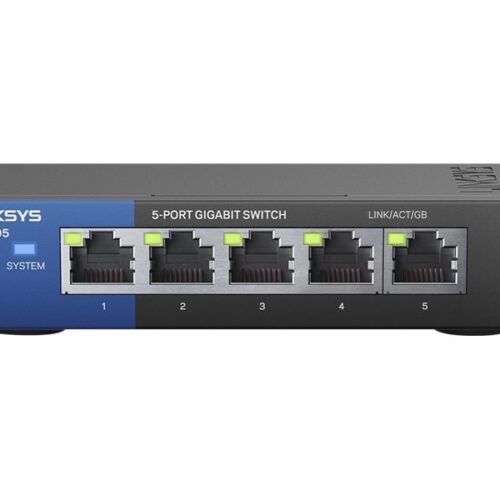 LINKSYS Switch 5 ports Gigabit – Boitier métal