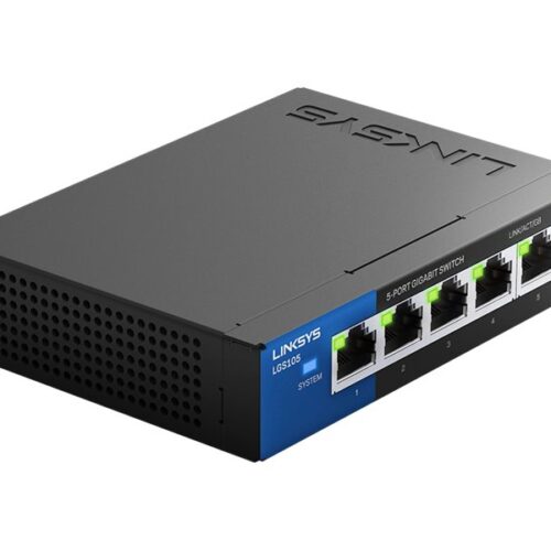 LINKSYS Switch 5 ports Gigabit – Boitier métal – package retail