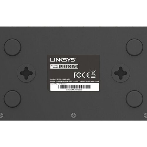 LINKSYS Switch 8 ports Gigabit – Boitier Métal