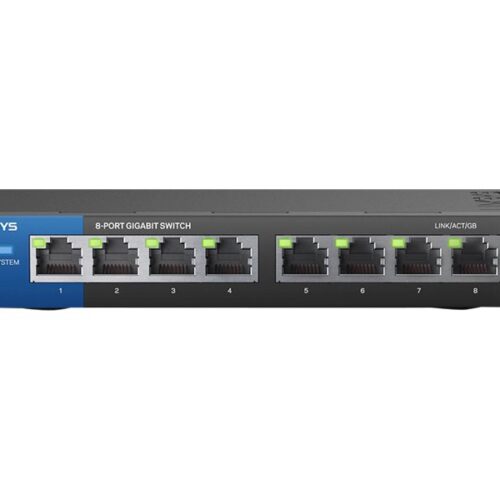 LINKSYS Switch 8 ports Gigabit – Boitier Métal – package retail