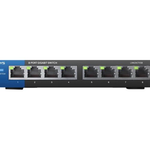 LINKSYS Switch 8 ports Gigabit – Boitier Métal – package retail