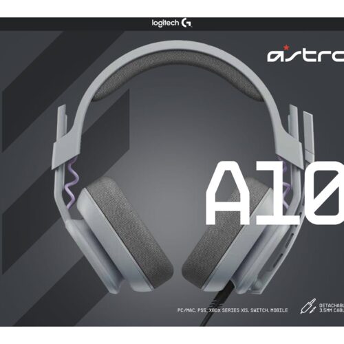 LOGITECH Astro Gaming A10 Gen 2 Headset full size wired 3.5 mm jack grey