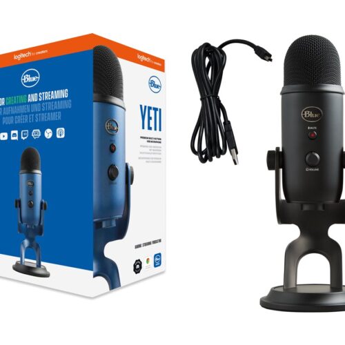 LOGITECH Blue Microphones Yeti 10-Year Anniversary Edition microphone USB blackout