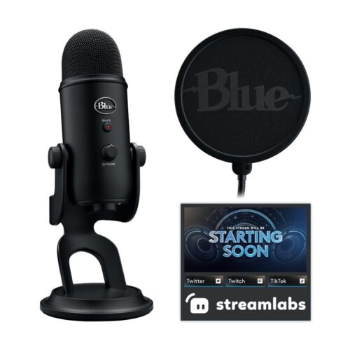 LOGITECH Blue Microphones Yeti 10-Year Anniversary Edition microphone USB blackout