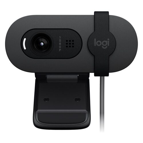 LOGITECH BRIO 100 Webcam colour 2 MP 1920 x 1080 720p 1080p audio wired USB