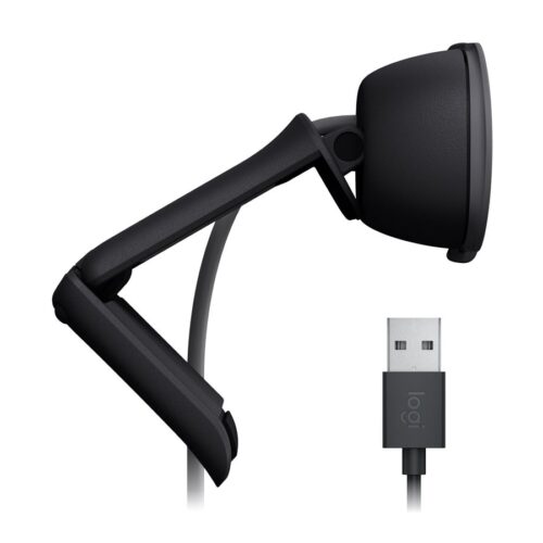 LOGITECH BRIO 100 Webcam colour 2 MP 1920 x 1080 720p 1080p audio wired USB