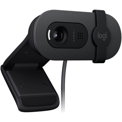 LOGITECH BRIO 100 Webcam colour 2 MP 1920 x 1080 720p 1080p audio wired USB