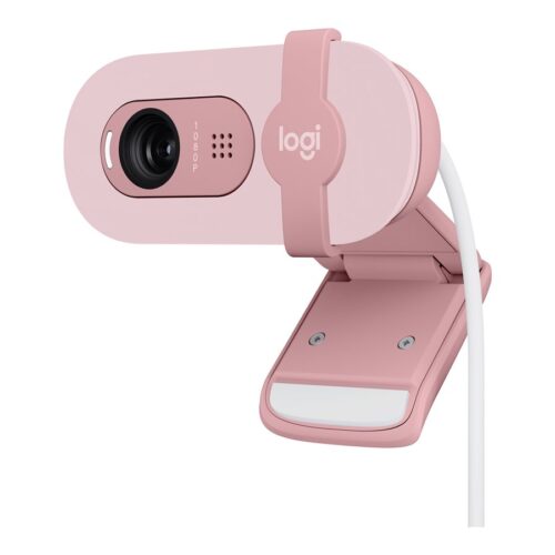 LOGITECH BRIO 100 Webcam colour 2 MP 1920 x 1080 720p 1080p audio wired USB