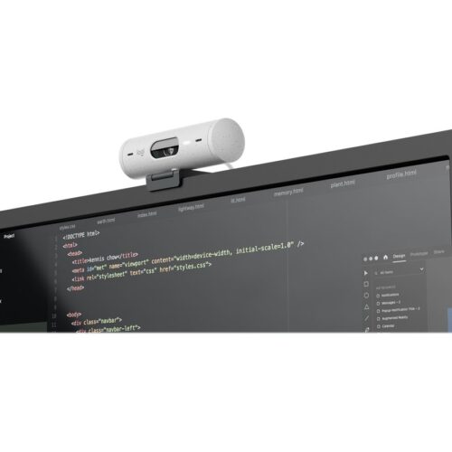 LOGITECH BRIO 500 Webcam colour 1920 x 1080 720p 1080p audio USB-C
