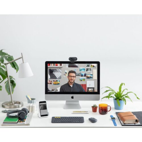 LOGITECH C505e Webcam colour 720p fixed focal audio USB