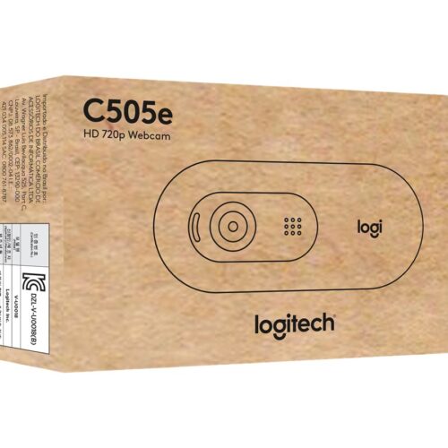 LOGITECH C505e Webcam colour 720p fixed focal audio USB