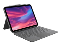 LOGITECH Combo Touch for iPad 10th gen – OXFORD GREY – (FR) – CENTRAL