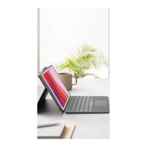 LOGITECH Combo Touch for iPad 7th & 8th generation – Graphite – Fra